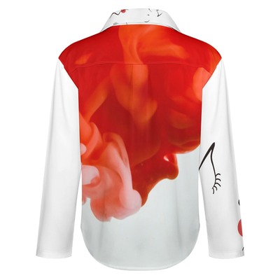 Cratered persona button up shirt