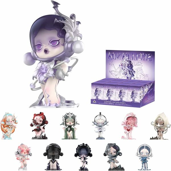 POP MART SKULLPANDA The Sound Series Figures, 12PCs SKULLPANDA Blind Box Figures