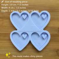 Heart Silicone Mold - Thumbnail 1