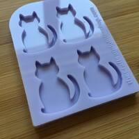 Sitting Cat Silicone Mold - Thumbnail 3