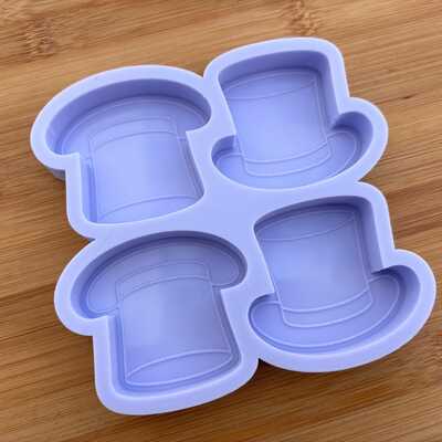 Top hat silicone mold