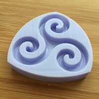 Triple Spiral Silicone Mold - Thumbnail 3