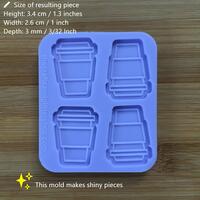 Coffee Cup Silicone Mold - Thumbnail 1