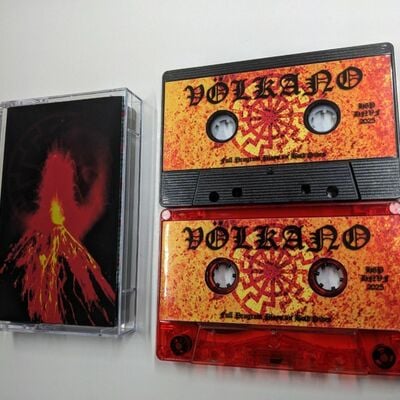 Volkano - self-titled, debut jewelcase pro-cdr or pro-tape