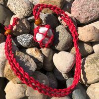 crystal macrame necklaces - Thumbnail 1