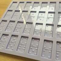 Dominoes Set Silicone Mold - Thumbnail 3