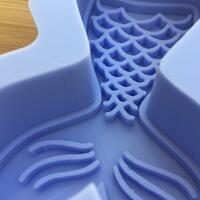 Mermaid Tail Silicone Mold - Thumbnail 3