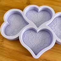 Cobweb Heart Silicone Mold - Thumbnail 4