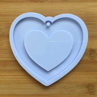Heart silicone mold