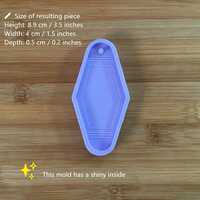 Retro Hotel Tag Silicone Mold - Thumbnail 1