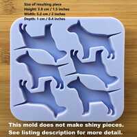 Bull Terrier Silicone Mold - Thumbnail 1