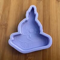 Dark Academia Skull Silicone Mold - Thumbnail 2