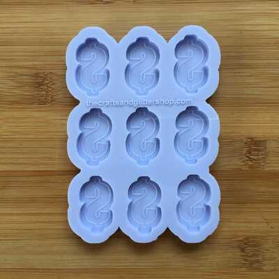 Dollar sign silicone mold - Thumbnail 3