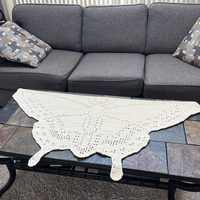 Filet Crochet Butterfly Table Runner - Thumbnail 3