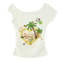 Retro Spice Simple Design Short Sleeve T-Shirt - Thumbnail 2