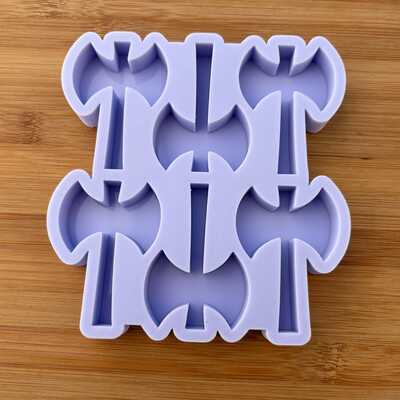 Double axe silicone mold - Thumbnail 1