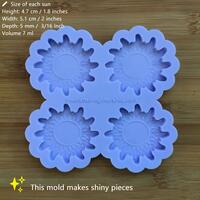 Sun Silicone Mold - Thumbnail 1