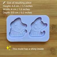Puppy & Kitten Silicone Mold - Thumbnail 1