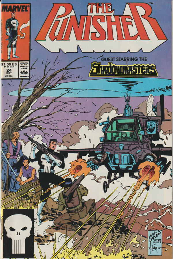 Marvel Comics Punisher set of three comics (1989-1990)