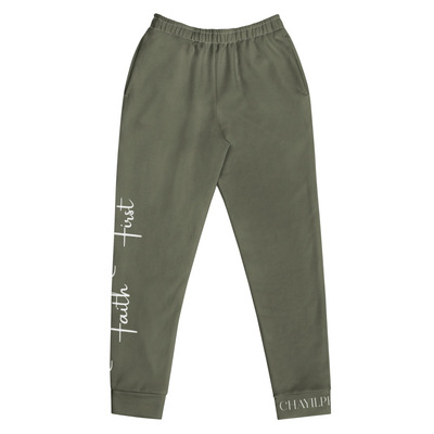 Faith first | chayilpreneur activewear women's joggers