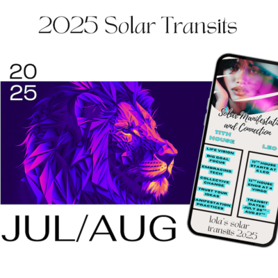 Solar transit report (leo szn)