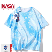 Gradient ice silk short-sleeved T-shirt - Thumbnail 2
