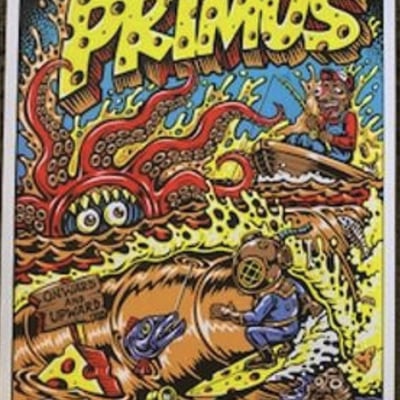  primus nashville poster blue sky varient (ap signed and numbered)