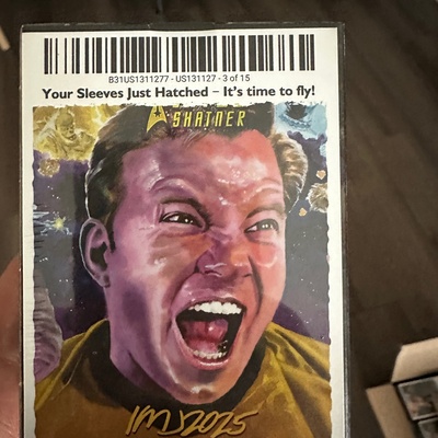 Custom card sleeves force of will (shatner)