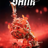 ArTToy "Good Night Series-Whale Bloom-Red" by Sank Toys - Thumbnail 1