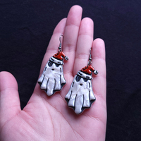 Holiday Ghost Earrings AND Magnets - Thumbnail 5