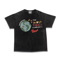 THE EARTH ACID WASH T SHIRT - Thumbnail 1