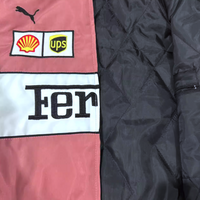 VINTAGE "FERRARI" F1 JACKET PEACH - Thumbnail 2