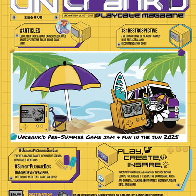 Uncrank'd magazine - issue # 8 (print - fits 25 - bundle #3) 