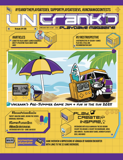 Uncrank'd Magazine - Issue # 8 (print - FITS 25 - Bundle #3) 