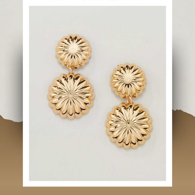 Sunlit flower bloom earrings - final sale