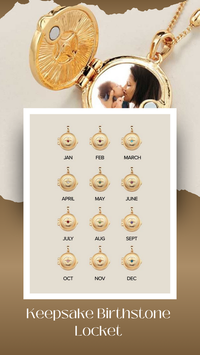 Keepsake Birthstone Locket