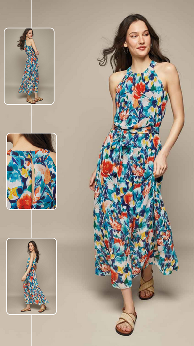 Floral Sleeveless Dress
