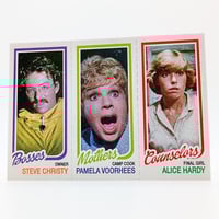 Friday the 13th Triptych Two (2) Piece Custom Vintage Trading Card Set - Thumbnail 3