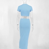  Sexy Two-Piece T-Shirt & Skirt Set - Thumbnail 2