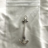 Silver-Plated Anchor Pendant - Thumbnail 3