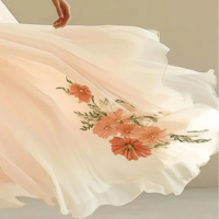 Chic Summer V-Neck Floral Dress for Women - Thumbnail 2