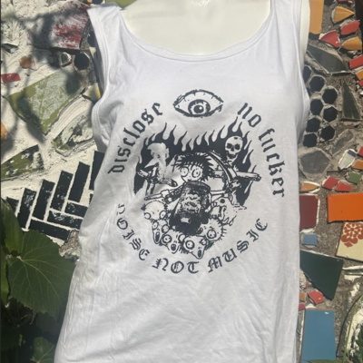 Disclose / no fucker - noise not music tank (white)