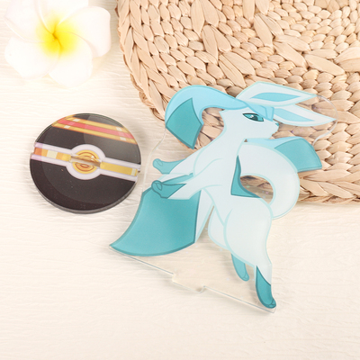 Glaceon standee - eeveelutions - with shiny version on the other side!~