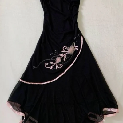 Strapless black fashion birthday party prom dress - Thumbnail 1