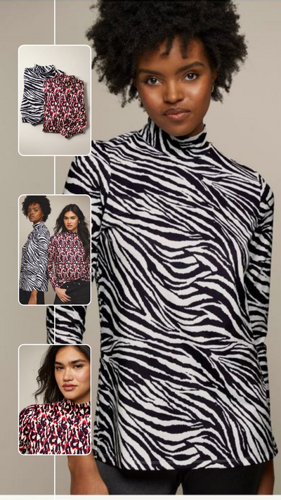 2-Pack Mock Neck Shirts