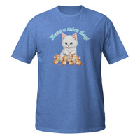 Have a Mice Day Short-Sleeve Unisex T-Shirt Cute Kitty Cat Mouse Kitten Pun Tee - Thumbnail 9