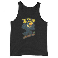 You Toucan Lift Bro Mens Tank Top Shirt Workout Gym Weightlifter Bodybuilder - Thumbnail 3