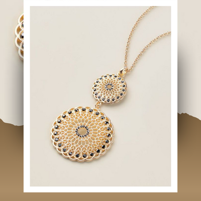 Circle of elegance necklace