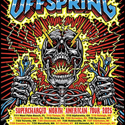 The offspring 2025 screenprinted tour poster! - Thumbnail 1