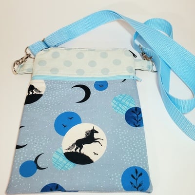 Unicorn moon crossbody bag